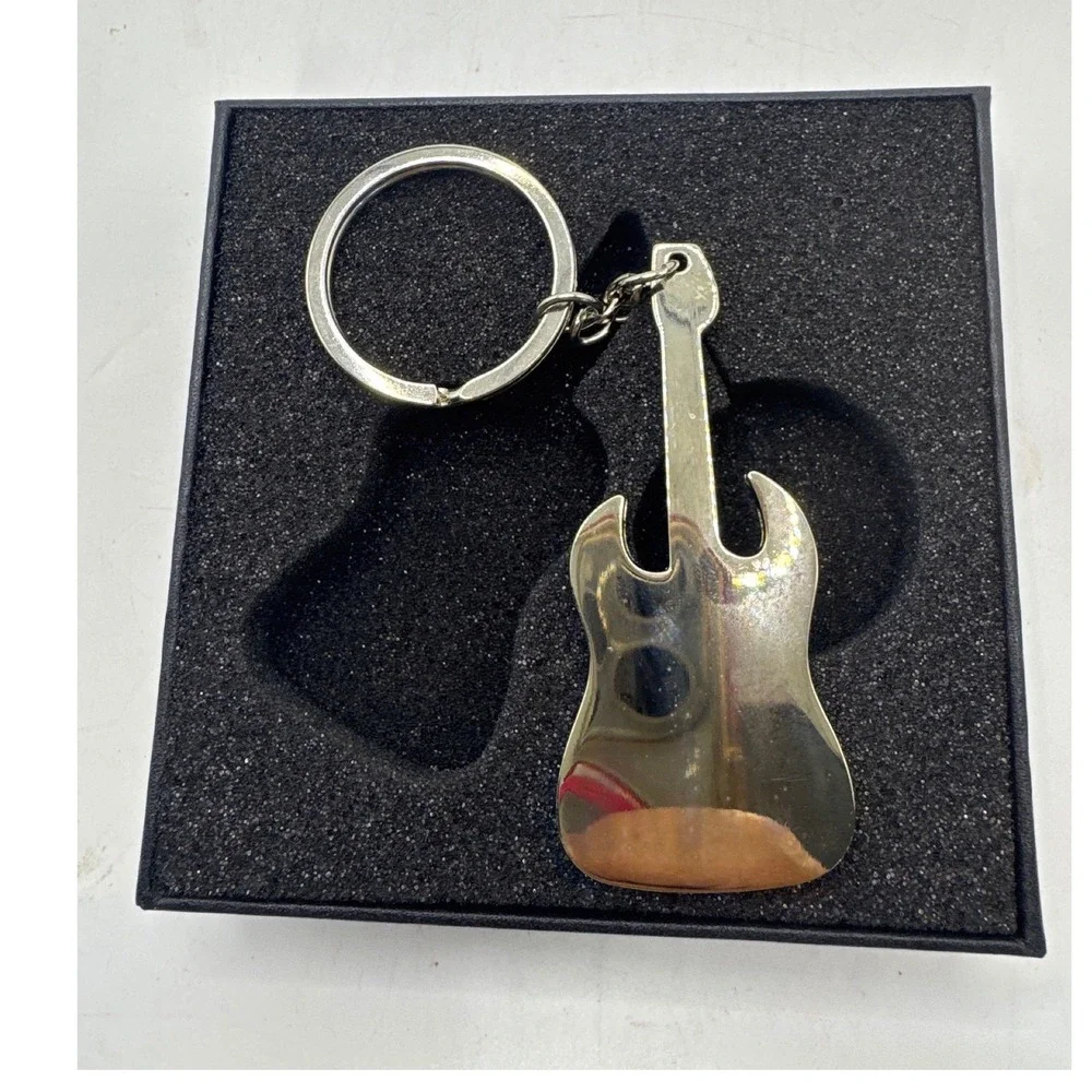 Hard Rock Hotel Casino Atlantic City Grand Opening 2018 Guitar Keychain Boxed